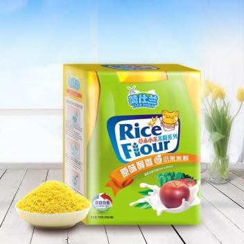 菏仕兰宝宝辅食-盒装 婴儿米粉-营养小米米粉 多口味(维生素蔬菜口味)