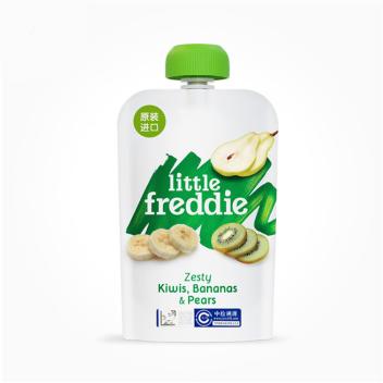 婴儿辅食英国进口Little Freddie 小皮香蕉猕猴桃梨苹果泥(水果口味)