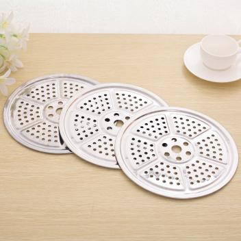 家用蒸煮26蒸片 厨房用品配件 不锈钢蒸锅隔离片(白色方)