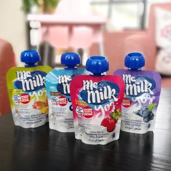 西班牙进口me milk小酸奶吸吸乐水果酸奶果泥 一箱18袋 5箱起125(水果口味)