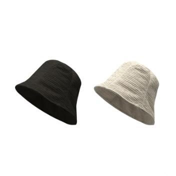 帽子大头围渔夫帽女夏防晒遮阳春秋韩国小众水桶帽大码