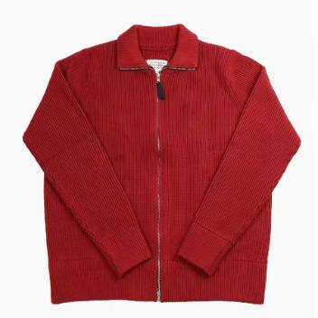 风格红色23SS针织羊毛衫毛衣开衫外套