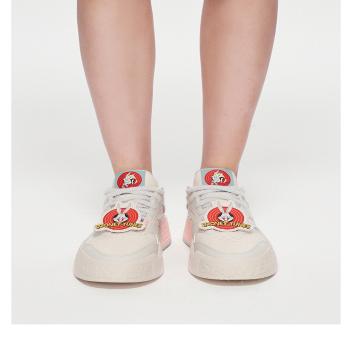 STARTER x 兔巴哥联名男女同款情侣潮流经典配色厚底VOL板鞋(白色)