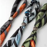 复古男士丝巾英伦小方巾衬衫领巾小围巾复古薄款送丝巾扣